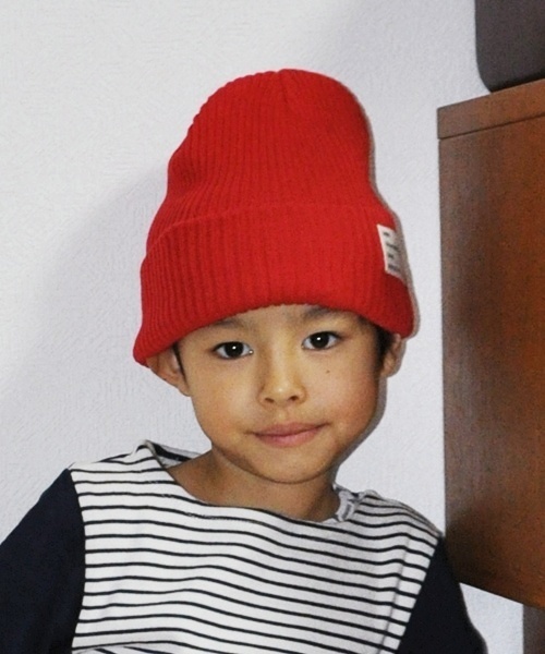 SHIPS(シップス)の「SHIPS KIDS:リブ ニット キャップ(ニットキャップ/ビーニー・キッズ・グレー/レッド/グリーン/ネイビー・ONE SIZE)」の10枚目の写真