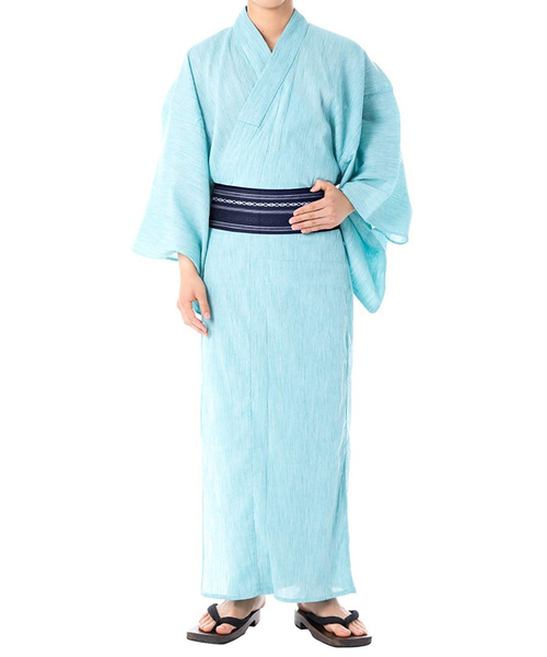 KYOETSU(キョウエツ)の「メンズ 楊柳浴衣 6点セット ( 浴衣 + 帯 + 下駄 + 腰紐 + 信玄袋 + 扇子 )(浴衣・メンズ・ブラウン系その他/ブラック系その他/グレー系その他/ブラック系その他3/ブルー系その他6/ブラック系その他4/ブルー系その他/ブラック系その他2/グレー系その他4/ブラウン系その他4/ブルー系その他5/グレー系その他2/ブラウン系その他2/ブルー系その他2/ブルー系その他3/ブルー系その他7/ブルー系その他4/グレー系その他3/ブラウン系その他3/ブルー/グレー系その他5/グレー系その他6/ホワイト系その他/レッド系その他/ホワイト系その他2/レッド系その他2/その他/その他1/その他2/その他3/その他4/その他5・3L/M/L/LL)」の18枚目の写真