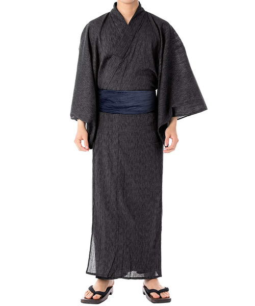 KYOETSU(キョウエツ)の「メンズ 楊柳浴衣 6点セット ( 浴衣 + 帯 + 下駄 + 腰紐 + 信玄袋 + 扇子 )(浴衣・メンズ・ブラウン系その他/ブラック系その他/グレー系その他/ブラック系その他3/ブルー系その他6/ブラック系その他4/ブルー系その他/ブラック系その他2/グレー系その他4/ブラウン系その他4/ブルー系その他5/グレー系その他2/ブラウン系その他2/ブルー系その他2/ブルー系その他3/ブルー系その他7/ブルー系その他4/グレー系その他3/ブラウン系その他3/ブルー/グレー系その他5/グレー系その他6/ホワイト系その他/レッド系その他/ホワイト系その他2/レッド系その他2/その他/その他1/その他2/その他3/その他4/その他5・3L/M/L/LL)」の6枚目の写真