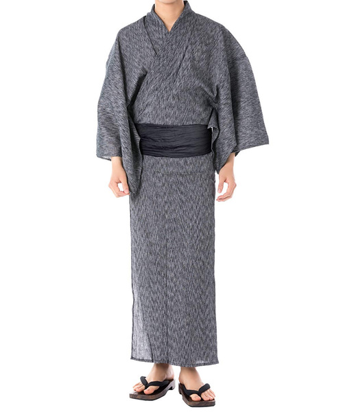 KYOETSU(キョウエツ)の「メンズ 楊柳浴衣 6点セット ( 浴衣 + 帯 + 下駄 + 腰紐 + 信玄袋 + 扇子 )(浴衣・メンズ・ブラウン系その他/ブラック系その他/グレー系その他/ブラック系その他3/ブルー系その他6/ブラック系その他4/ブルー系その他/ブラック系その他2/グレー系その他4/ブラウン系その他4/ブルー系その他5/グレー系その他2/ブラウン系その他2/ブルー系その他2/ブルー系その他3/ブルー系その他7/ブルー系その他4/グレー系その他3/ブラウン系その他3/ブルー/グレー系その他5/グレー系その他6/ホワイト系その他/レッド系その他/ホワイト系その他2/レッド系その他2/その他/その他1/その他2/その他3/その他4/その他5・3L/M/L/LL)」の10枚目の写真