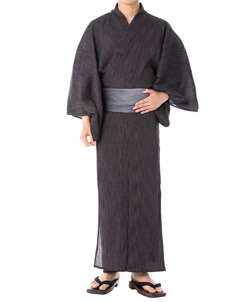 KYOETSU(キョウエツ)の「メンズ 楊柳浴衣 6点セット ( 浴衣 + 帯 + 下駄 + 腰紐 + 信玄袋 + 扇子 )(浴衣・メンズ・ブラウン系その他/ブラック系その他/グレー系その他/ブラック系その他3/ブルー系その他6/ブラック系その他4/ブルー系その他/ブラック系その他2/グレー系その他4/ブラウン系その他4/ブルー系その他5/グレー系その他2/ブラウン系その他2/ブルー系その他2/ブルー系その他3/ブルー系その他7/ブルー系その他4/グレー系その他3/ブラウン系その他3/ブルー/グレー系その他5/グレー系その他6/ホワイト系その他/レッド系その他/ホワイト系その他2/レッド系その他2/その他/その他1/その他2/その他3/その他4/その他5・3L/M/L/LL)」の17枚目の写真