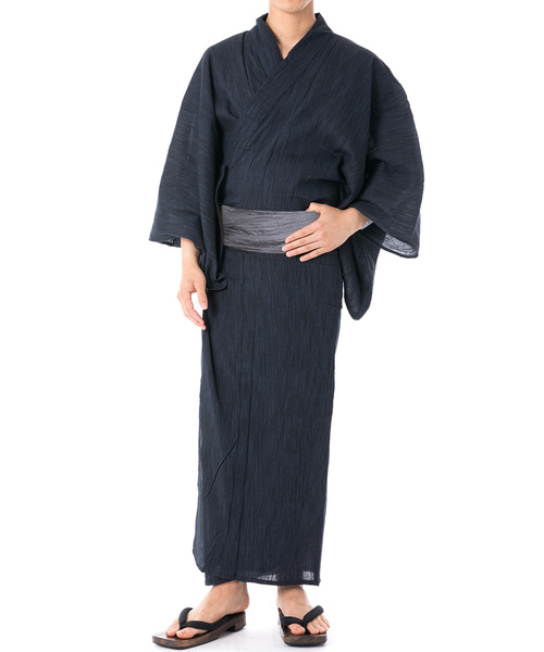 KYOETSU(キョウエツ)の「メンズ 楊柳浴衣 6点セット ( 浴衣 + 帯 + 下駄 + 腰紐 + 信玄袋 + 扇子 )(浴衣・メンズ・ブラウン系その他/ブラック系その他/グレー系その他/ブラック系その他3/ブルー系その他6/ブラック系その他4/ブルー系その他/ブラック系その他2/グレー系その他4/ブラウン系その他4/ブルー系その他5/グレー系その他2/ブラウン系その他2/ブルー系その他2/ブルー系その他3/ブルー系その他7/ブルー系その他4/グレー系その他3/ブラウン系その他3/ブルー/グレー系その他5/グレー系その他6/ホワイト系その他/レッド系その他/ホワイト系その他2/レッド系その他2/その他/その他1/その他2/その他3/その他4/その他5・3L/M/L/LL)」の21枚目の写真