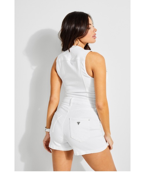 guess bella denim romper
