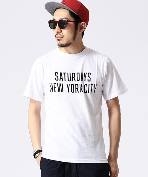 Saturdays NYC（サタデーズ ニューヨークシティ ）の「○SATURDAYS SURF NYC / Classic NYC（Tシャツ/カットソー・メンズ・ネイビー/レッド/ホワイト/グレー・LARGE/MEDIUM/SMALL/X-SMALL）」の2枚目の写真