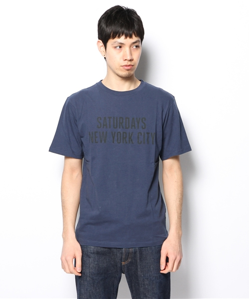 Saturdays NYC（サタデーズ ニューヨークシティ ）の「○SATURDAYS SURF NYC / Classic NYC（Tシャツ/カットソー・メンズ・ネイビー/レッド/ホワイト/グレー・LARGE/MEDIUM/SMALL/X-SMALL）」の13枚目の写真