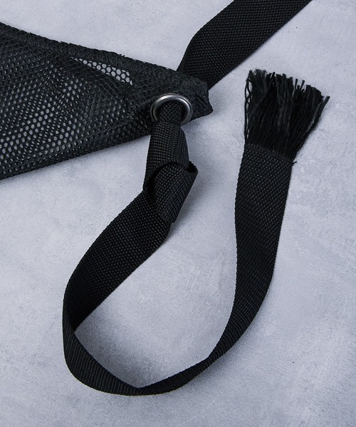 And A（アンドエー）の「LIVERAL リヴェラル / Niji ニジ ショルダートートバッグ メッシュトート トライアングルバッグ / L2002（トートバッグ・メンズ・ブラック/ブラック系その他3/ブラック系その他/ブラック系その他2・FREE）」の16枚目の写真