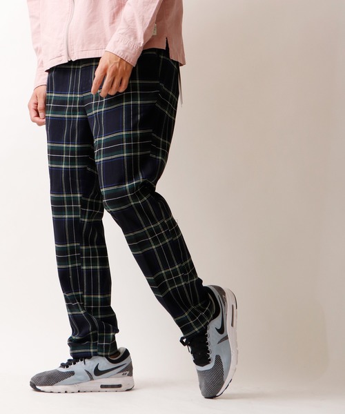 SUGGESTION（サジェッション）の「SUGGESTION 先染めチェックストレッチアンクルパンツ（その他パンツ・メンズ・グレー/チェック/ブラック/ベージュ/ブラウン/ハウンドトゥース/ストライプ/その他・M/L）」の5枚目の写真