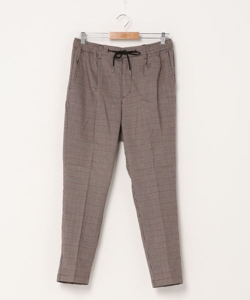 SUGGESTION（サジェッション）の「SUGGESTION 先染めチェックストレッチアンクルパンツ（その他パンツ・メンズ・グレー/チェック/ブラック/ベージュ/ブラウン/ハウンドトゥース/ストライプ/その他・M/L）」の9枚目の写真