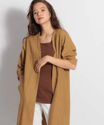 niko and... | ヨーロピアンリネンレーヨンロングコート(その他アウター)