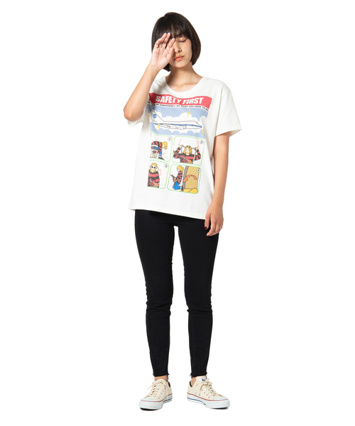 glamb(グラム)の「Safety manual T / セーフティマニュアルTシャツ(Tシャツ/カットソー・メンズ・ホワイト/ブラック・1/2/0/4/3)」の7枚目の写真