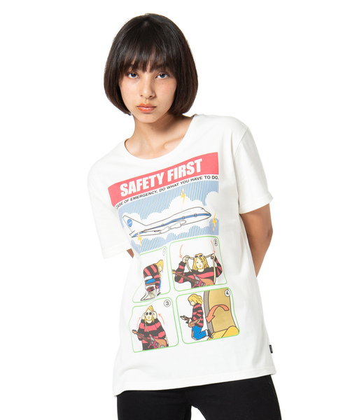 glamb(グラム)の「Safety manual T / セーフティマニュアルTシャツ(Tシャツ/カットソー・メンズ・ホワイト/ブラック・1/2/0/4/3)」の8枚目の写真