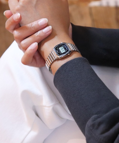 CASIO（カシオ）の「【 CASIO / カシオ 】スタンダード　デジタル LA670WA-1A2JF HDG（デジタル腕時計・レディース・シルバー/シルバー系その他・FREE）」の7枚目の写真