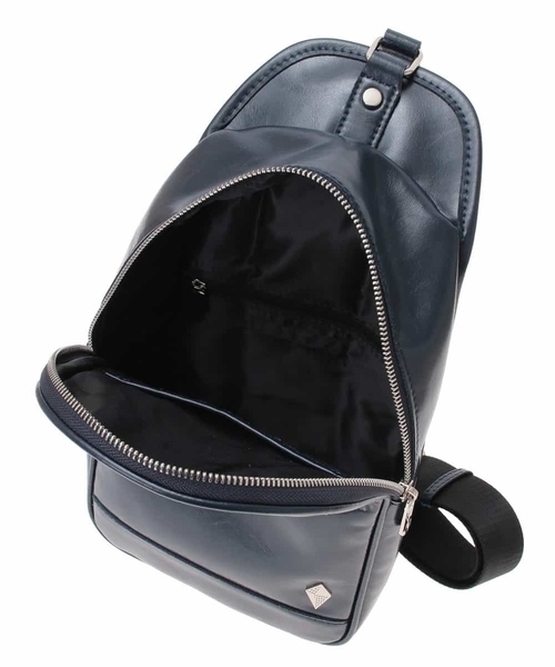 MICHEL KLEIN HOMME (ミッシェルクランオム)の「バッグ(ボディバッグ)(ボディバッグ/ウエストポーチ・メンズ・ブラック/ダークネイビー・46)」の10枚目の写真