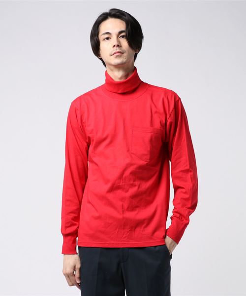 fridge(フリッジ)の「【LIFEWEAR】ライフウェア TURTLE LS PKT COLOR(Tシャツ/カットソー・メンズ・ブラック/ネイビー/レッド・SMALL/MEDIUM/LARGE/X-LARGE)」の3枚目の写真