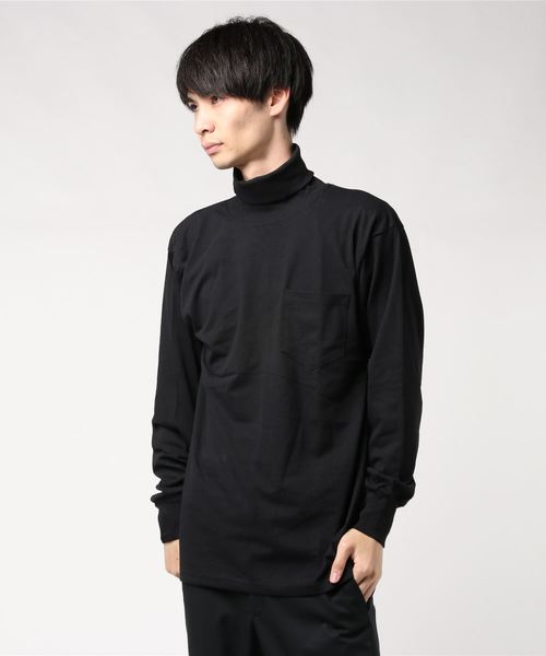 fridge(フリッジ)の「【LIFEWEAR】ライフウェア TURTLE LS PKT COLOR(Tシャツ/カットソー・メンズ・ブラック/ネイビー/レッド・SMALL/MEDIUM/LARGE/X-LARGE)」の2枚目の写真