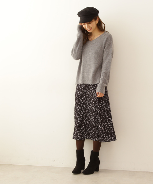 フラワープリントフレアースカート スカート Proportion スカート Body スカート Dressing プロポーションボディドレッシング のファッション