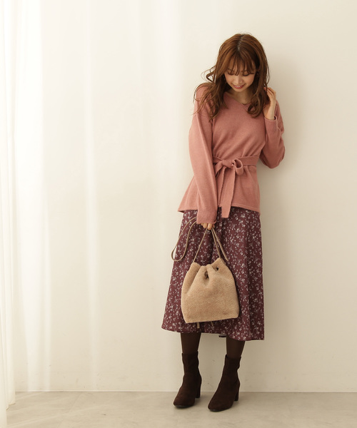 フラワープリントフレアースカート スカート Proportion スカート Body スカート Dressing プロポーションボディドレッシング のファッション