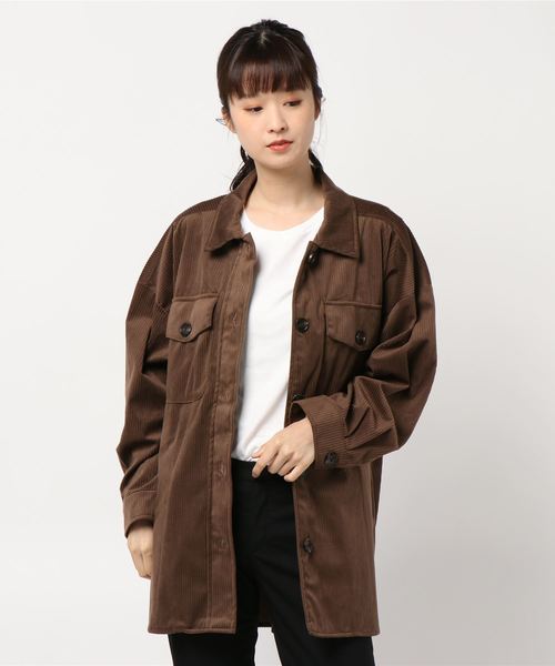 rps（アールピーエス）の「ワイドコールＣＰＯジャケット（カバーオール・レディース・ブラウン/ピンク/ベージュ系その他・M）」の12枚目の写真