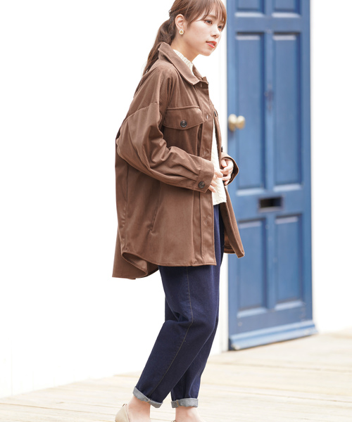 rps（アールピーエス）の「ワイドコールＣＰＯジャケット（カバーオール・レディース・ブラウン/ピンク/ベージュ系その他・M）」の11枚目の写真