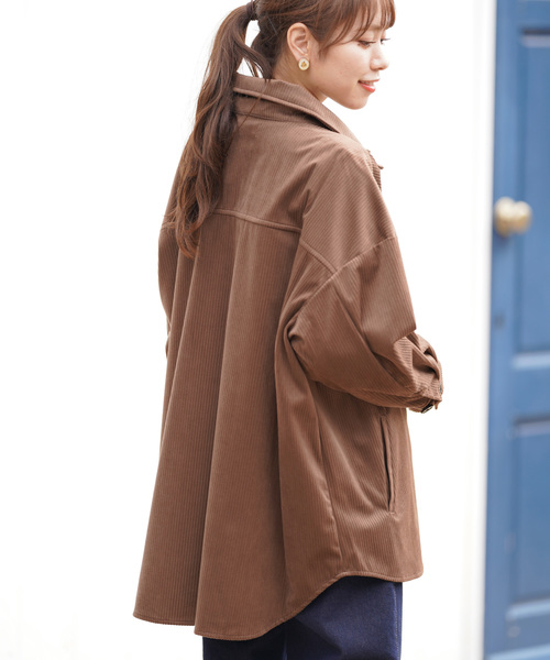 rps（アールピーエス）の「ワイドコールＣＰＯジャケット（カバーオール・レディース・ブラウン/ピンク/ベージュ系その他・M）」の9枚目の写真