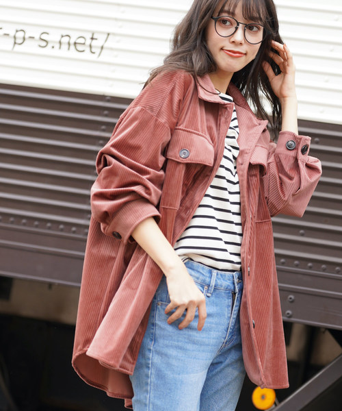 rps（アールピーエス）の「ワイドコールＣＰＯジャケット（カバーオール・レディース・ブラウン/ピンク/ベージュ系その他・M）」の14枚目の写真