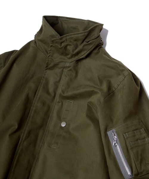 rehacer(レアセル)の「Contract Militaly Jacket(モッズコート・メンズ・ブラック/カーキ/ネイビー・LARGE/MEDIUM/SMALL)」の7枚目の写真