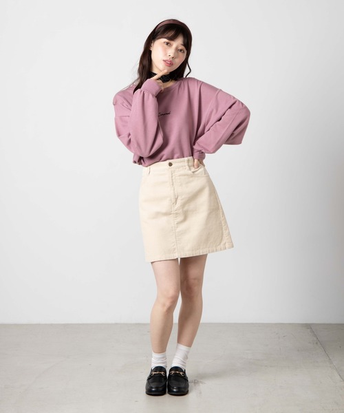 WEGO（ウィゴー）の「WEGO/【2点セット】スカーフ付きスウェット（スウェット・レディース・スミクロ/アイボリー/ピンク/ベージュ/ライトピンク・FREE）」の9枚目の写真