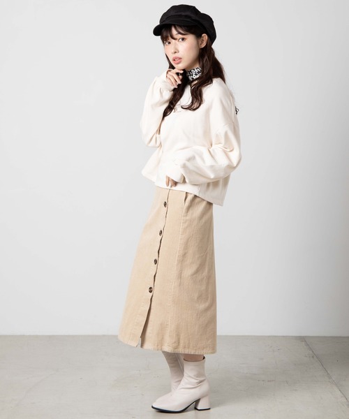 WEGO（ウィゴー）の「WEGO/【2点セット】スカーフ付きスウェット（スウェット・レディース・スミクロ/アイボリー/ピンク/ベージュ/ライトピンク・FREE）」の14枚目の写真