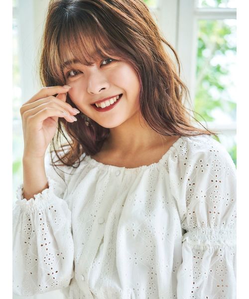 dazzlin(ダズリン)の「【ももち×dazzlin】4WAYレースブラウス(シャツ/ブラウス・レディース・ホワイト/ベージュ/サーモンピンク/ブラック・FREE)」の2枚目の写真