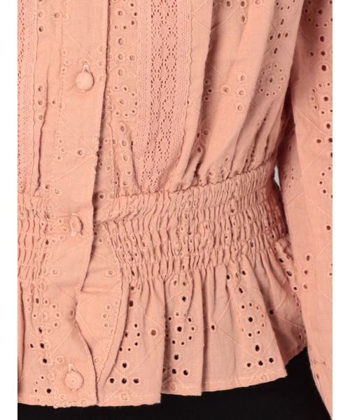 dazzlin(ダズリン)の「【ももち×dazzlin】4WAYレースブラウス(シャツ/ブラウス・レディース・ホワイト/ベージュ/サーモンピンク/ブラック・FREE)」の12枚目の写真