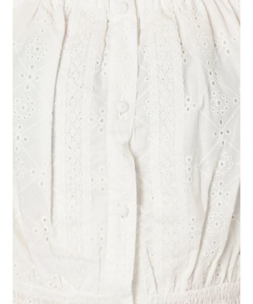 dazzlin(ダズリン)の「【ももち×dazzlin】4WAYレースブラウス(シャツ/ブラウス・レディース・ホワイト/ベージュ/サーモンピンク/ブラック・FREE)」の8枚目の写真