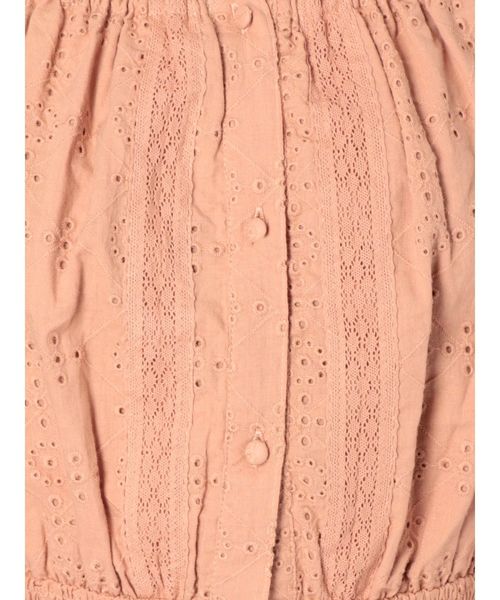 dazzlin(ダズリン)の「【ももち×dazzlin】4WAYレースブラウス(シャツ/ブラウス・レディース・ホワイト/ベージュ/サーモンピンク/ブラック・FREE)」の6枚目の写真