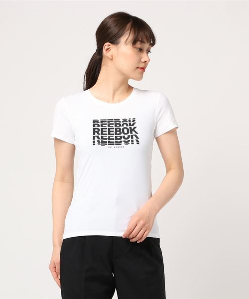 Reebok(リーボック)の「アクティブチル グラフィック Tシャツ / ACTIVCHILL Graphic Tee(Tシャツ/カットソー・レディース・ブラック/ホワイト・SMALL/MEDIUM/LARGE/X-LARGE/XX-SMALL/XXX-LARGE)」の2枚目の写真