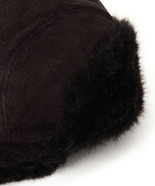 BEAMS BOY（ビームスボーイ）の「Cableami×BEAMS BOY / HUNT CAP（キャップ・レディース・ブラック/ダークブラウン・ONE SIZE）」の7枚目の写真