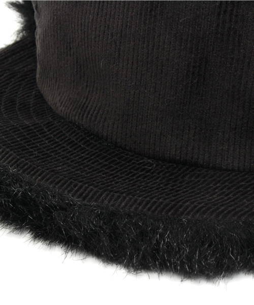 BEAMS BOY（ビームスボーイ）の「Cableami×BEAMS BOY / HUNT CAP（キャップ・レディース・ブラック/ダークブラウン・ONE SIZE）」の3枚目の写真