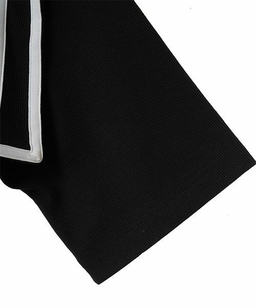 Candy Stripper（キャンディストリッパー）の「SAILOR RIB ワンピース（ワンピース・レディース・ブラック/チャコールグレー・2）」の5枚目の写真