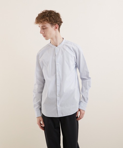 VIBGYOR(ヴィブジョー)の「【VIBGYOR BY AS】ブロードバンドカラーシャツ(GW)(シャツ/ブラウス・メンズ・ネイビー/ワイン/ブラック/ベージュ/ブルー系その他/ホワイト/カーキ/ピンク・LARGE/MEDIUM/X-LARGE)」の1枚目の写真