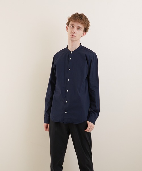 VIBGYOR(ヴィブジョー)の「【VIBGYOR BY AS】ブロードバンドカラーシャツ(GW)(シャツ/ブラウス・メンズ・ネイビー/ワイン/ブラック/ベージュ/ブルー系その他/ホワイト/カーキ/ピンク・LARGE/MEDIUM/X-LARGE)」の7枚目の写真