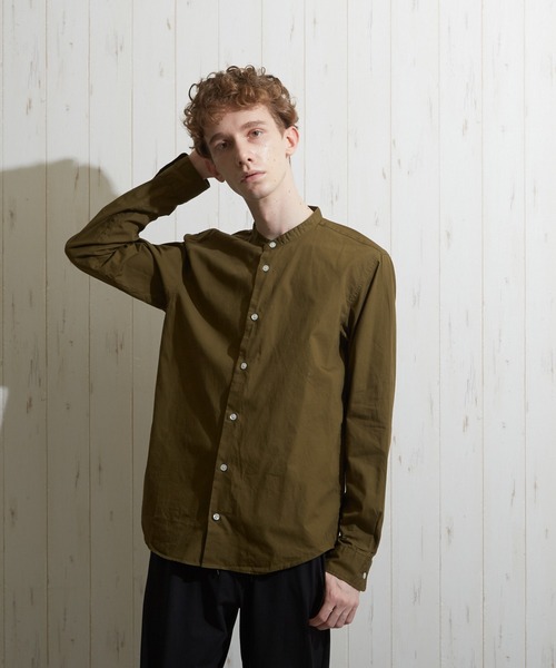 VIBGYOR(ヴィブジョー)の「【VIBGYOR BY AS】ブロードバンドカラーシャツ(GW)(シャツ/ブラウス・メンズ・ネイビー/ワイン/ブラック/ベージュ/ブルー系その他/ホワイト/カーキ/ピンク・LARGE/MEDIUM/X-LARGE)」の17枚目の写真