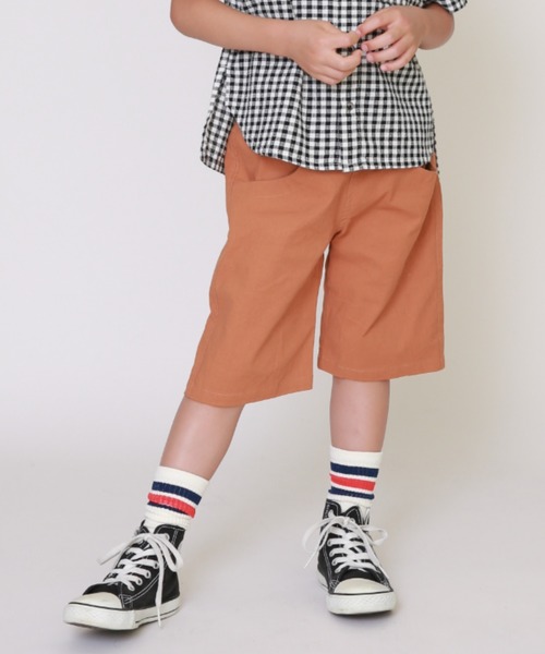 DILASH（ディラッシュ）の「キャンバス5.5分丈パンツ（その他パンツ・キッズ・ベージュ/グリーン/ネイビー/パープル/キャメル・80/90/100/110/120/130/140/150）」の5枚目の写真