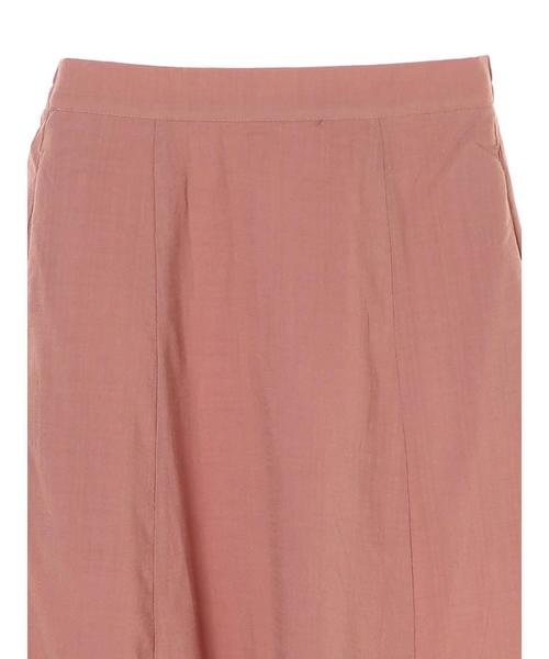 earth music&ecology（アースミュージックアンドエコロジー）の「チェックサッカーセミフレアスカート ＊（スカート・レディース・ミント/ベージュ/ネイビー/ピンク・FREE）」の16枚目の写真