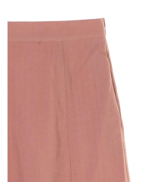 earth music&ecology（アースミュージックアンドエコロジー）の「チェックサッカーセミフレアスカート ＊（スカート・レディース・ミント/ベージュ/ネイビー/ピンク・FREE）」の15枚目の写真