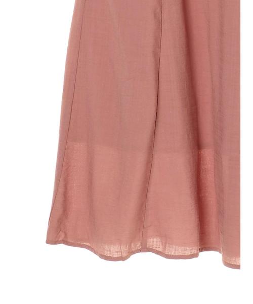 earth music&ecology（アースミュージックアンドエコロジー）の「チェックサッカーセミフレアスカート ＊（スカート・レディース・ミント/ベージュ/ネイビー/ピンク・FREE）」の14枚目の写真