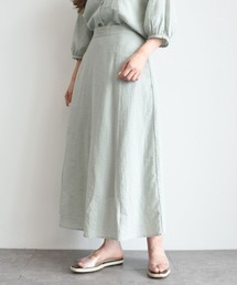 earth music&ecology | チェックサッカーセミフレアスカート ＊(スカート)