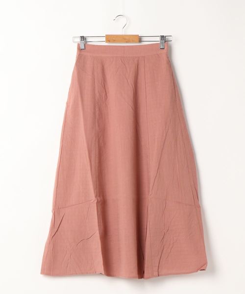 earth music&ecology（アースミュージックアンドエコロジー）の「チェックサッカーセミフレアスカート ＊（スカート・レディース・ミント/ベージュ/ネイビー/ピンク・FREE）」の5枚目の写真