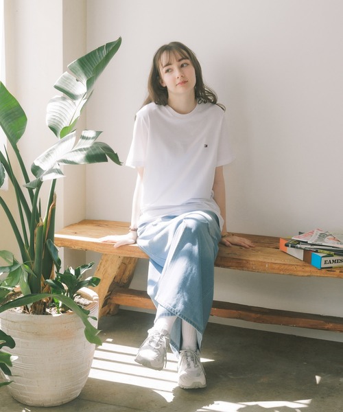 TOMMY HILFIGER（トミーヒルフィガー）の「Tommy Hilfiger/トミーヒルフィガー SHORTSLEEVE CORE FLAG CREWNECK TEE 半袖Tシャツ メンズ 夏物 夏服（Tシャツ/カットソー・メンズ・ネイビー/ホワイト/ブラック/レッド/グレー/アクア・S/M/L/XL）」の9枚目の写真