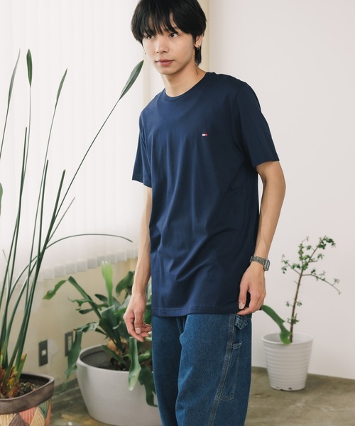 TOMMY HILFIGER（トミーヒルフィガー）の「Tommy Hilfiger/トミーヒルフィガー SHORTSLEEVE CORE FLAG CREWNECK TEE 半袖Tシャツ メンズ 夏物 夏服（Tシャツ/カットソー・メンズ・ネイビー/ホワイト/ブラック/レッド/グレー/アクア・S/M/L/XL）」の21枚目の写真