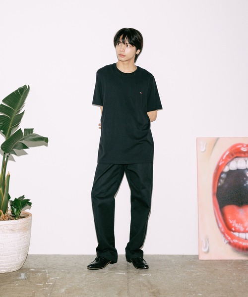 TOMMY HILFIGER（トミーヒルフィガー）の「Tommy Hilfiger/トミーヒルフィガー SHORTSLEEVE CORE FLAG CREWNECK TEE 半袖Tシャツ メンズ 夏物 夏服（Tシャツ/カットソー・メンズ・ネイビー/ホワイト/ブラック/レッド/グレー/アクア・S/M/L/XL）」の19枚目の写真