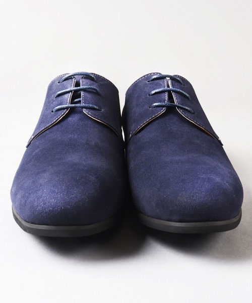 AAA+（サンエープラス）の「AAA+ スエード外羽プレーントゥ（ドレスシューズ・メンズ・ブラック/レッド/ダークブラウン/ネイビー/ブラウン・41/39/40/42/43/44）」の12枚目の写真