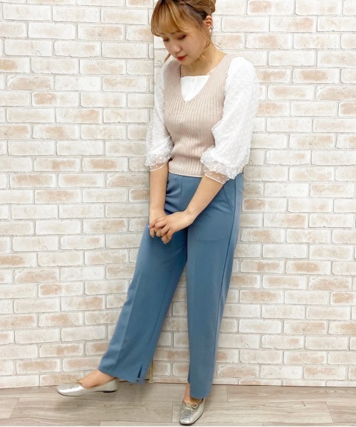 apres jour（アプレジュール）の「ベスト×ブラウスセット【ZOZOTOWN限定アイテム】（シャツ/ブラウス・レディース・ブラック/その他/モカ/ライトベージュ・フリー）」の19枚目の写真